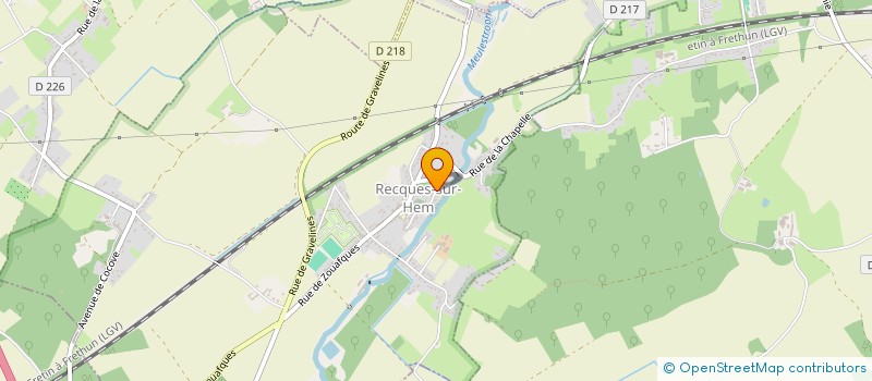 localisation de l'entreprise MONSIEUR RICHARD MOREL  RECQUES-SUR-HEM