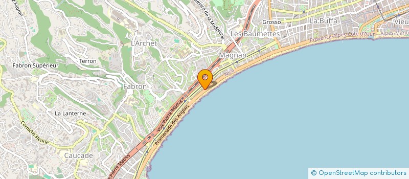 localisation de l'entreprise MONSIEUR RICHARD MORIANO à NICE