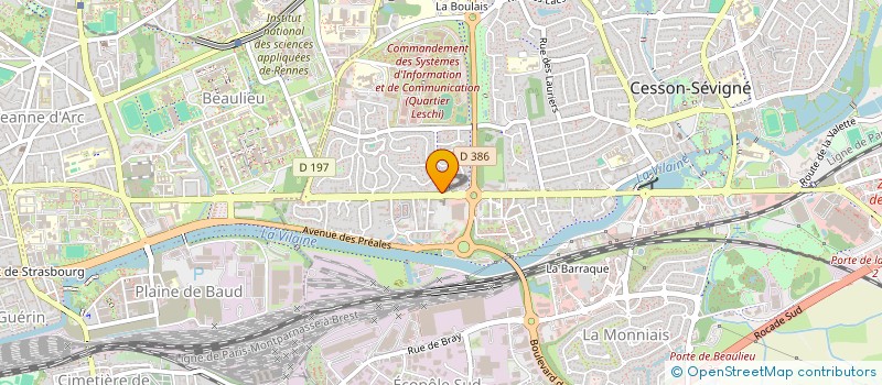 localisation de l'entreprise MONSIEUR RICHARD MORIN  CESSON-SEVIGNE