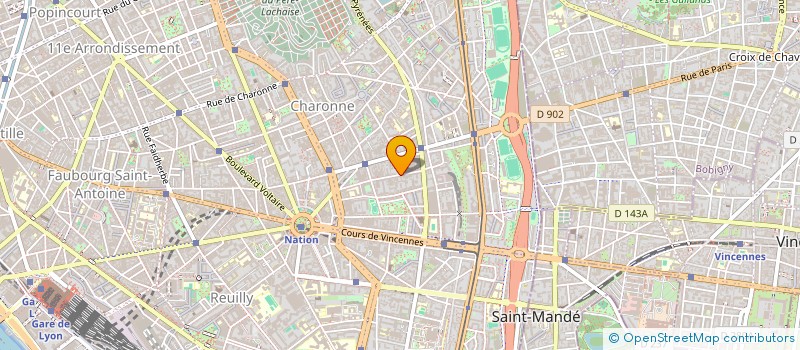 localisation de l'entreprise MONSIEUR RICHARD MORRIS  PARIS