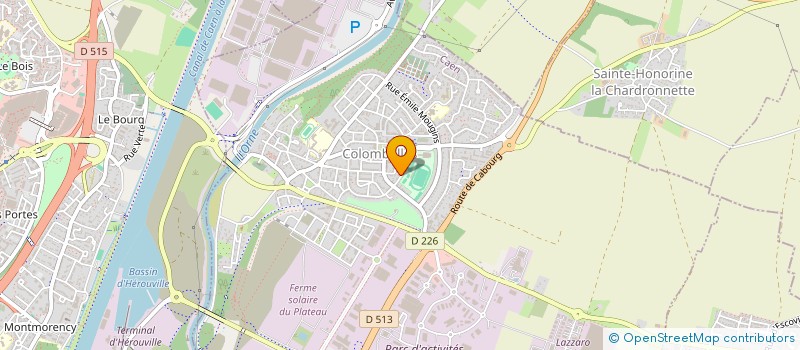 localisation de l'entreprise MONSIEUR RICHARD MOSCATO  COLOMBELLES