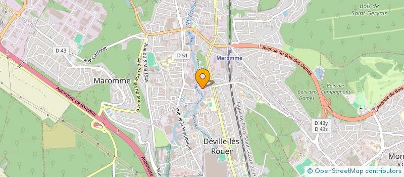 localisation de l'entreprise MONSIEUR RICHARD MOST  MAROMME