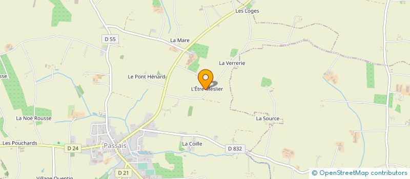localisation de l'entreprise MONSIEUR RICHARD MOTT à PASSAIS VILLAGES