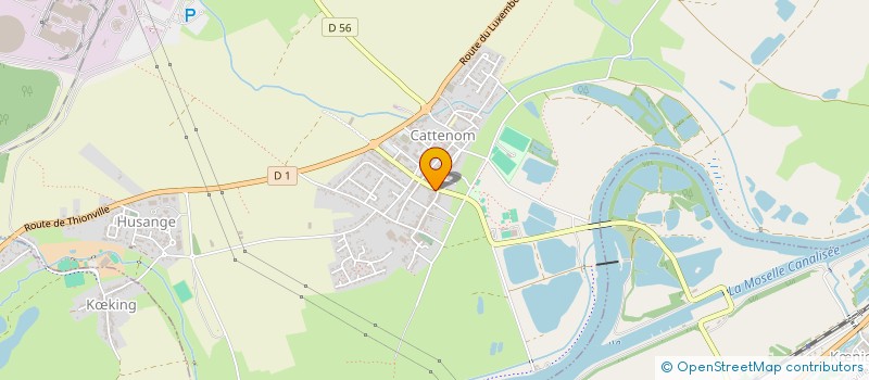 localisation de l'entreprise MONSIEUR RICHARD MULLER  CATTENOM