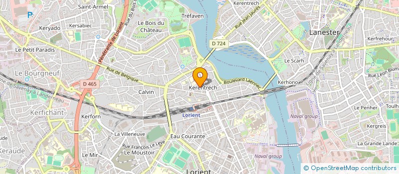 localisation de l'entreprise MONSIEUR RICHARD MULPAS  LORIENT