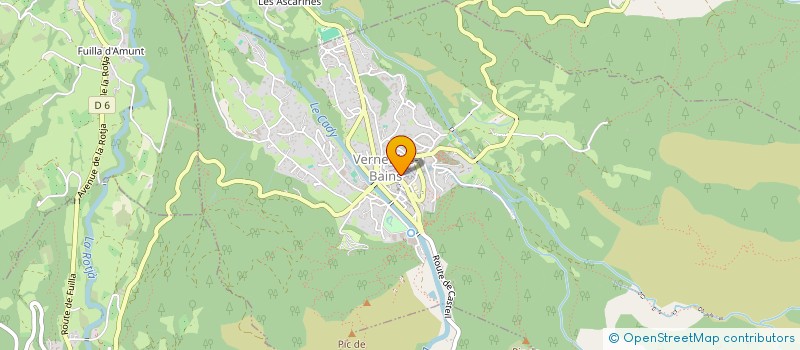 localisation de l'entreprise MONSIEUR RICHARD MUNOZ à VERNET-LES-BAINS