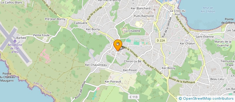 localisation de l'entreprise MONSIEUR RICHARD NAUD à ILE-D'YEU (L')