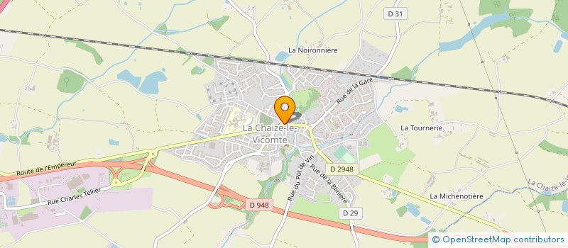 localisation de l'entreprise MONSIEUR RICHARD NAULEAU  LA CHAIZE-LE-VICOMTE