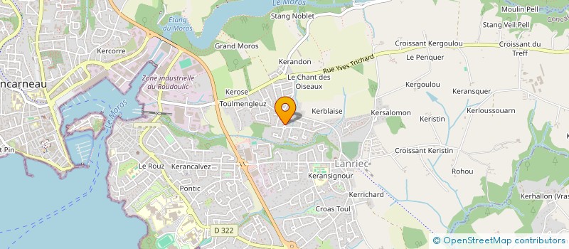 localisation de l'entreprise MONSIEUR RICHARD NEMOZ  CONCARNEAU