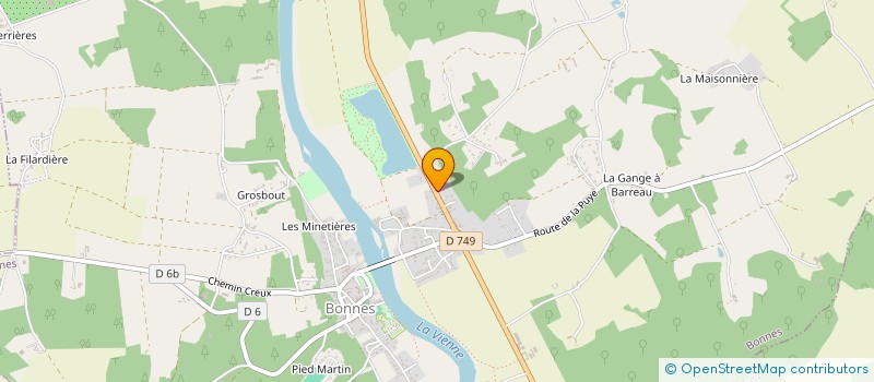 localisation de l'entreprise MONSIEUR RICHARD NEVEU à BONNES