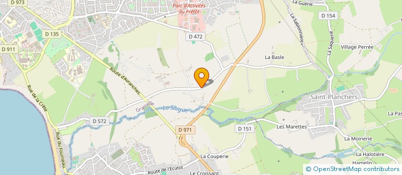 localisation de l'entreprise MONSIEUR RICHARD NOTHEAUX  GRANVILLE