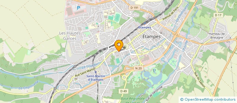 localisation de l'entreprise MONSIEUR RICHARD NOUFRAY à ETAMPES