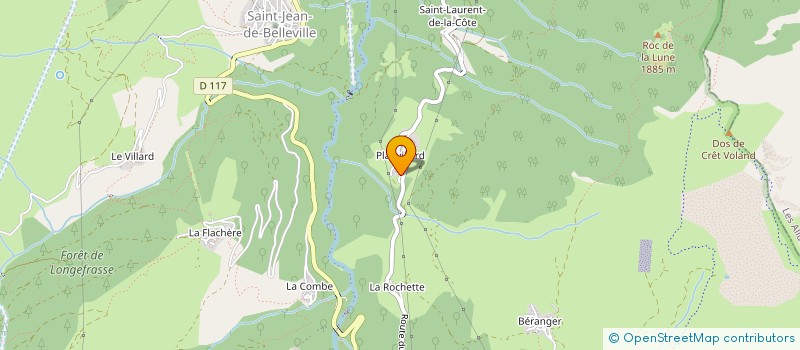 localisation de l'entreprise MONSIEUR RICHARD O'BRIEN  LES BELLEVILLE