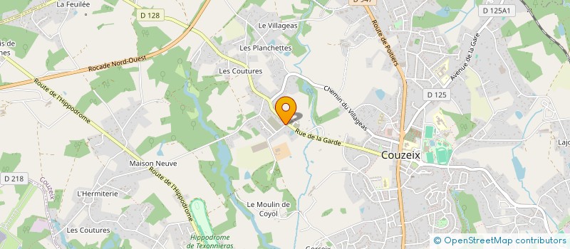 localisation de l'entreprise MONSIEUR RICHARD ODOGWU à COUZEIX