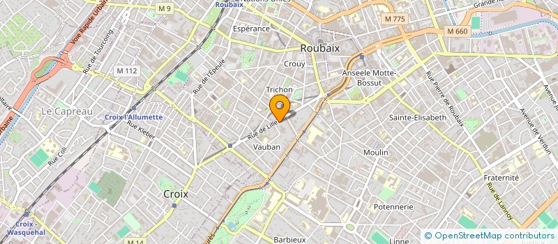 localisation de l'entreprise MONSIEUR RICHARD OLSZEWSKI à ROUBAIX