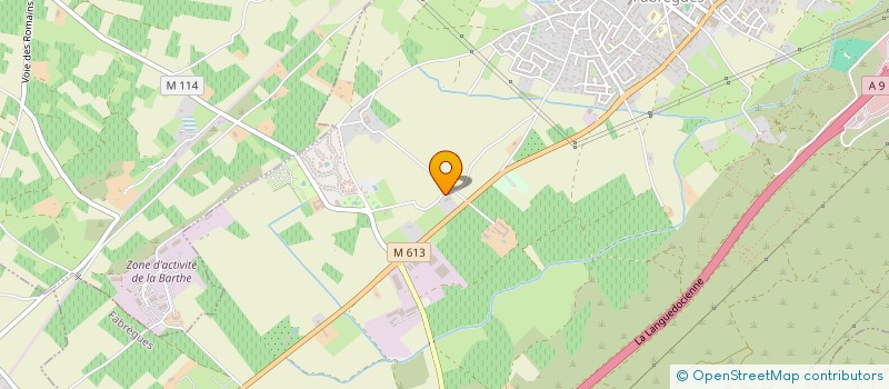 localisation de l'entreprise MONSIEUR RICHARD OURADOU  FABREGUES