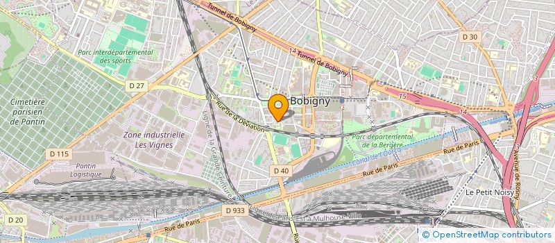 localisation de l'entreprise MONSIEUR RICHARD OUVRARD à BOBIGNY