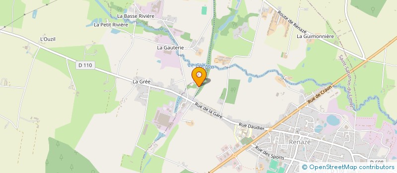 localisation de l'entreprise MONSIEUR RICHARD OWEN  RENAZE