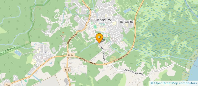 localisation de l'entreprise MONSIEUR RICHARD PALMOT à MATOURY