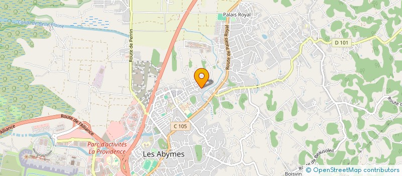 localisation de l'entreprise MONSIEUR RICHARD PAMPHILE  LES ABYMES