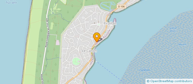 localisation de l'entreprise MONSIEUR RICHARD PANDO à LEGE-CAP-FERRET