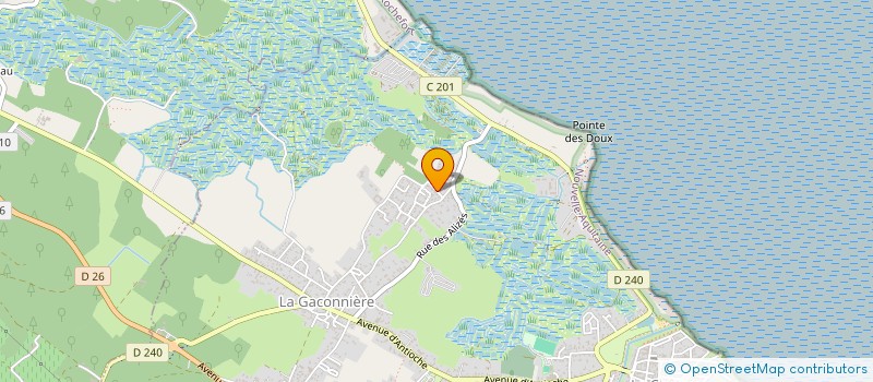 localisation de l'entreprise MONSIEUR RICHARD PANTALEON  LE CHATEAU-D'OLERON