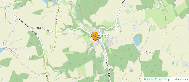 localisation de l'entreprise MONSIEUR RICHARD PASTEUR  SAINTE-CROIX