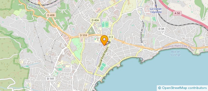 localisation de l'entreprise MONSIEUR RICHARD PASTOR à LA CIOTAT