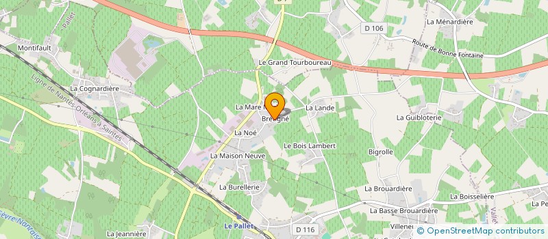 localisation de l'entreprise MONSIEUR RICHARD PERES  LE PALLET