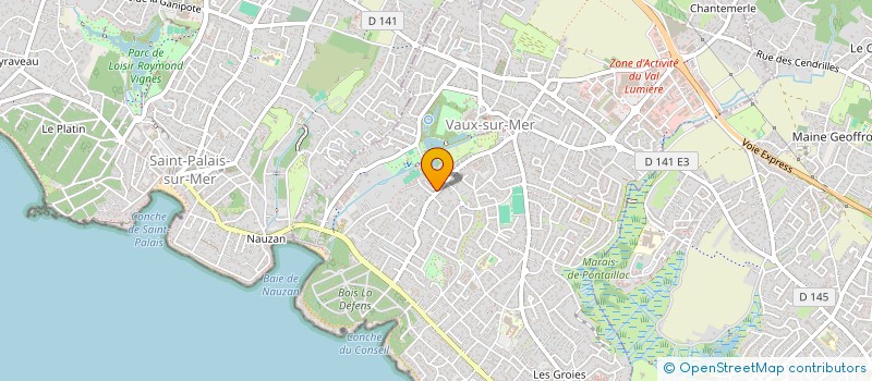 localisation de l'entreprise MONSIEUR RICHARD PERRIN  VAUX-SUR-MER