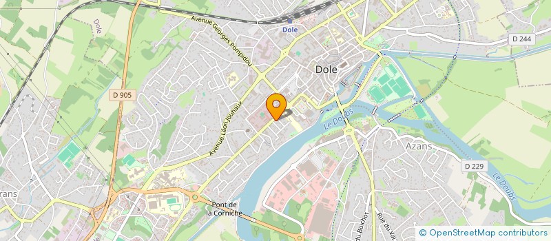 localisation de l'entreprise MONSIEUR RICHARD PERROD à DOLE