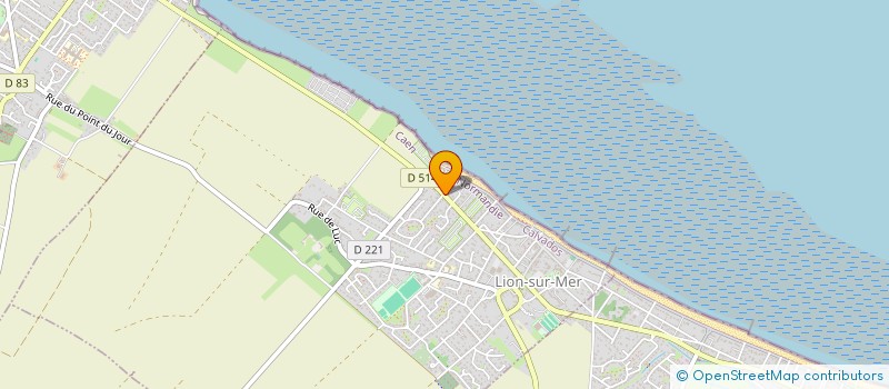 localisation de l'entreprise MONSIEUR RICHARD PESLIN  LION-SUR-MER