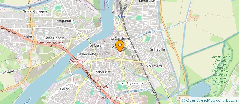 localisation de l'entreprise MONSIEUR RICHARD PETIT  ARLES