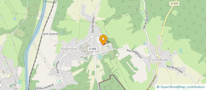 localisation de l'entreprise MONSIEUR RICHARD PETIT  AIGLEMONT