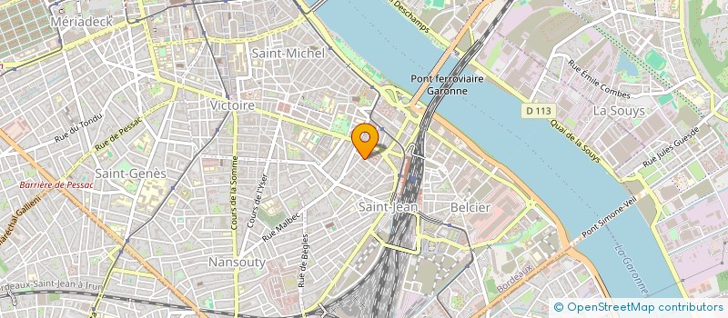 localisation de l'entreprise MONSIEUR RICHARD PEYRIE  BORDEAUX