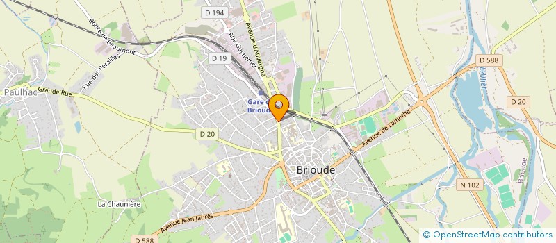 localisation de l'entreprise MONSIEUR RICHARD PICAU à BRIOUDE