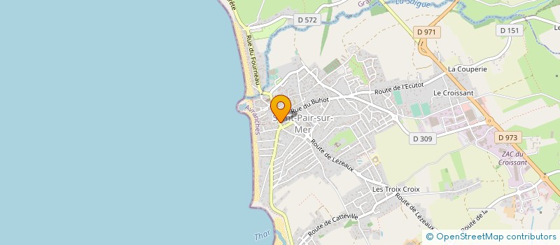 localisation de l'entreprise MONSIEUR RICHARD PIEL  SAINT-PAIR-SUR-MER