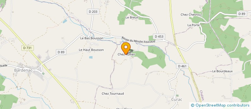 localisation de l'entreprise MONSIEUR RICHARD PIERCE à CURAC