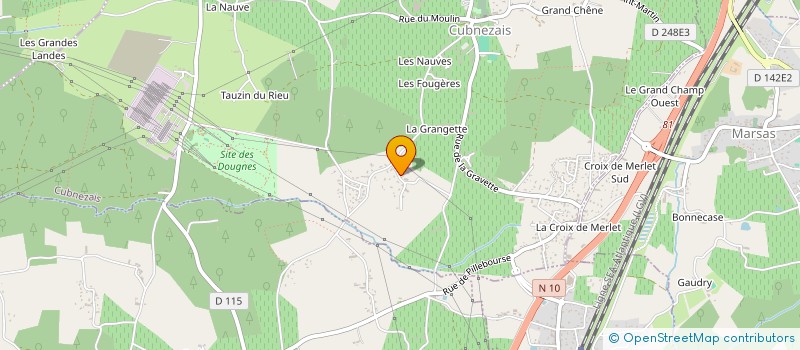 localisation de l'entreprise MONSIEUR RICHARD PIHERY  CUBNEZAIS