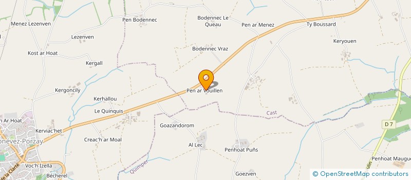 localisation de l'entreprise MONSIEUR RICHARD PIN  CAST