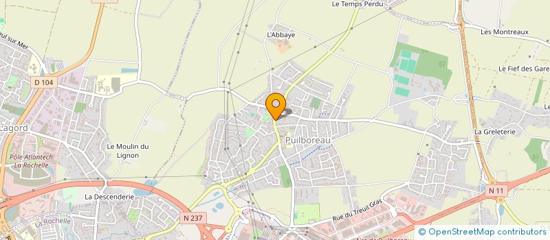 localisation de l'entreprise MONSIEUR RICHARD PINEAU  PUILBOREAU