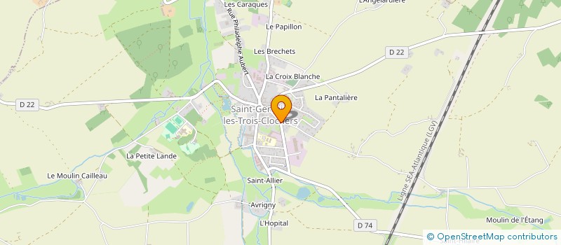 localisation de l'entreprise MONSIEUR RICHARD PINNEAU à SAINT-GERVAIS-LES-TROIS-CLOCHERS