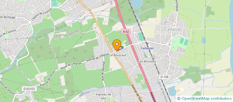 localisation de l'entreprise MONSIEUR RICHARD PINOL  CADAUJAC