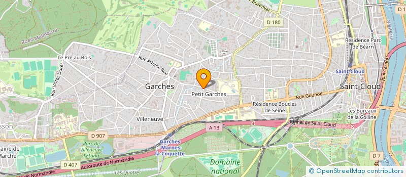 localisation de l'entreprise MONSIEUR RICHARD PLANTADE à GARCHES