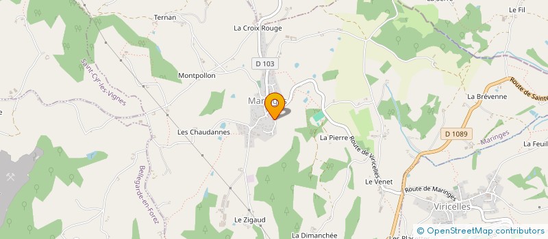 localisation de l'entreprise MONSIEUR RICHARD PLUVY  MARINGES