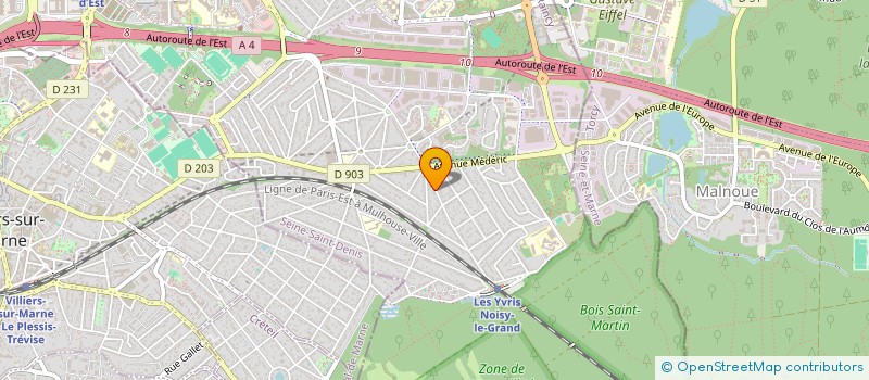 localisation de l'entreprise MONSIEUR RICHARD POCHOLLE  NOISY-LE-GRAND