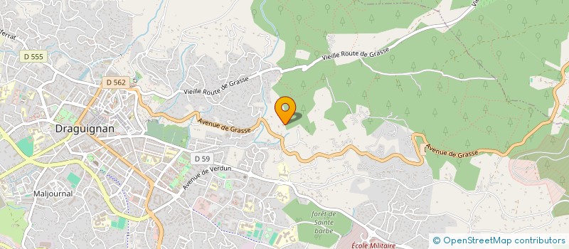 localisation de l'entreprise MONSIEUR RICHARD POITEVIN  DRAGUIGNAN