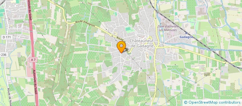 localisation de l'entreprise MONSIEUR RICHARD POLAK  CHATEAUNEUF-DE-GADAGNE