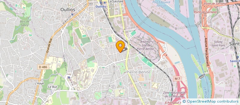 localisation de l'entreprise MONSIEUR RICHARD POLIGNONE  OULLINS-PIERRE-BENITE