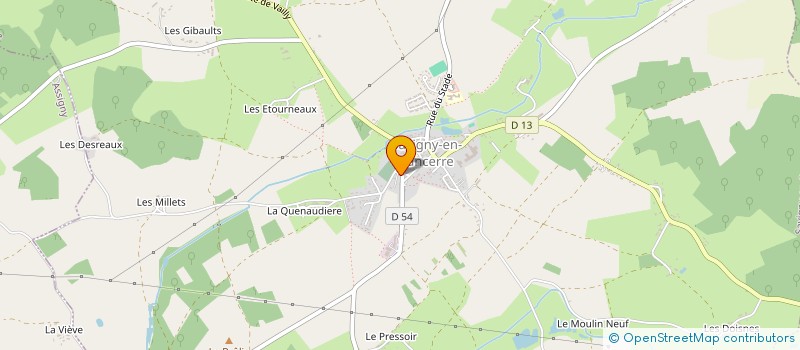 localisation de l'entreprise MONSIEUR RICHARD POPOTTE  SAVIGNY-EN-SANCERRE